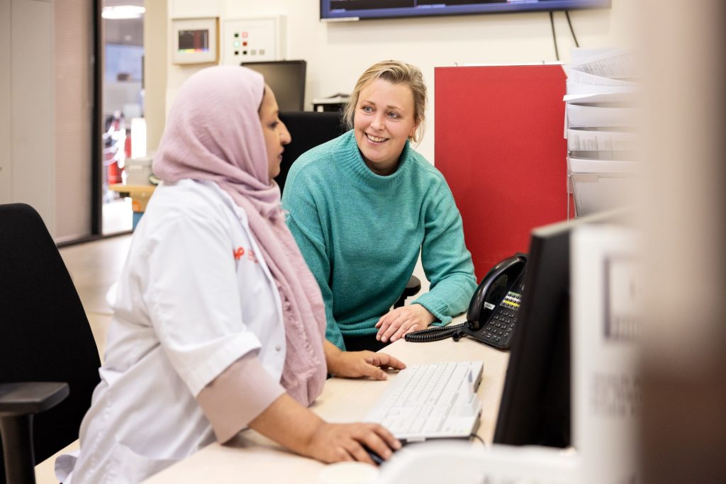 Spoedplein IJsselland - sparren en overleggen met collega's ook al werk je heel zelfstandig.